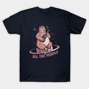 Imagine All the People by Tobe Fonseca T-Shirt